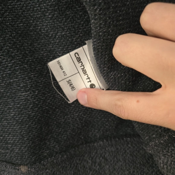 Carhartt Charcoal/ Navy Kentwood Full-Zip Jacket Fleece - Picture 4 of 5